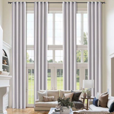 Atlanta Extra Long Room Darkening Curtains Thermal Insulated Noise Reducing Grommet 1 Panel