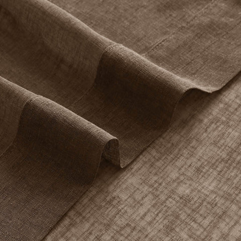 B01 Linen Textured Airy Sheer Curtain Grommet - Cololeaf -- #30 Light Grey