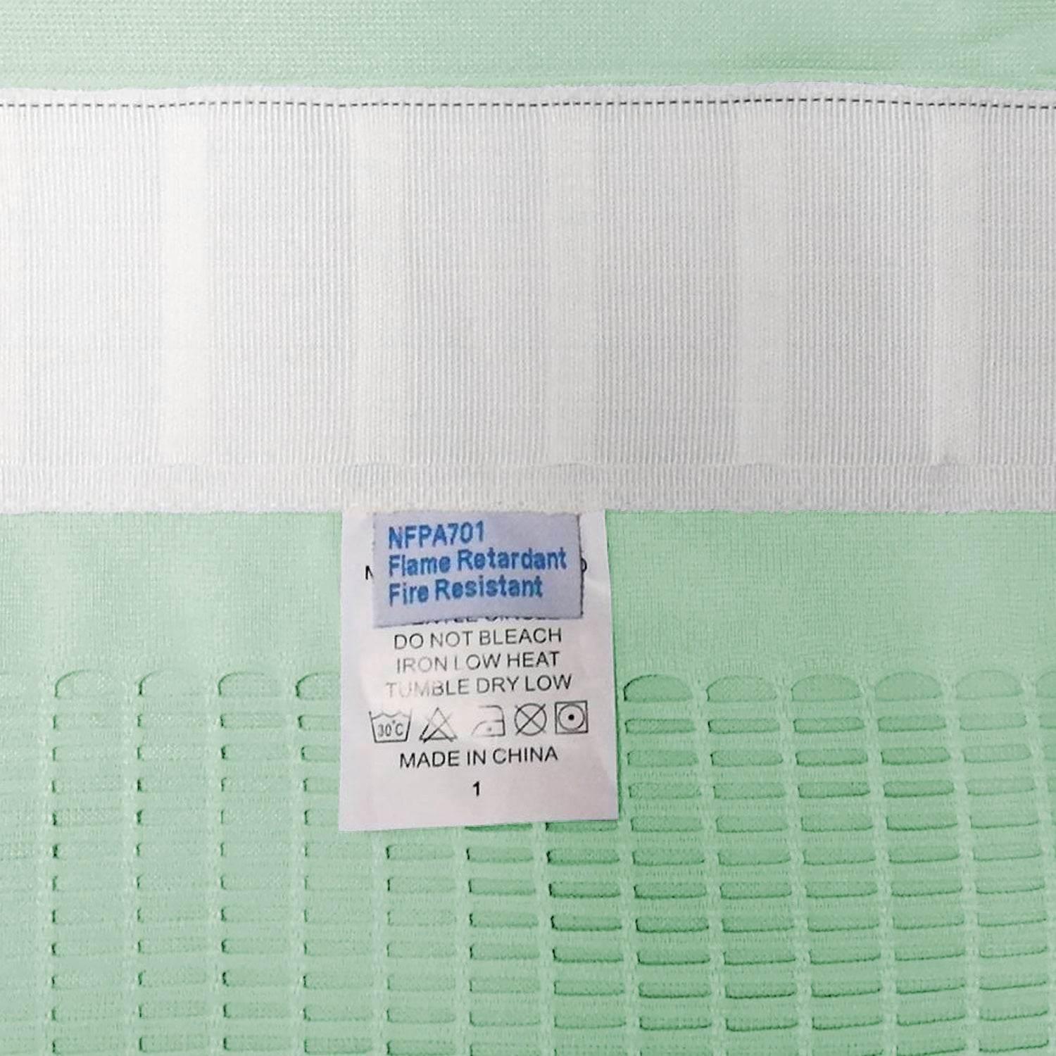 Medical Privacy Curtains Breathable Fabric Grommet for Hospital & Clinic NFPA-701 - Cololeaf -- T19 White