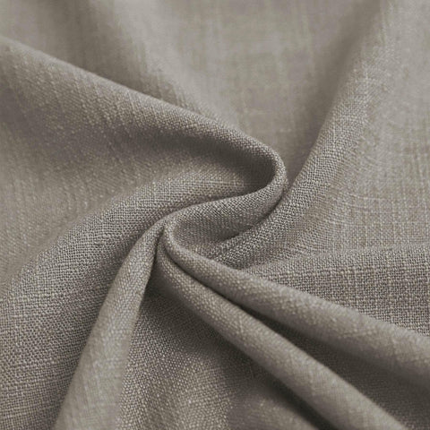 1908 Linen Blend Breathable & Natural Curtain Tab Top - Cololeaf -- #11 Gray