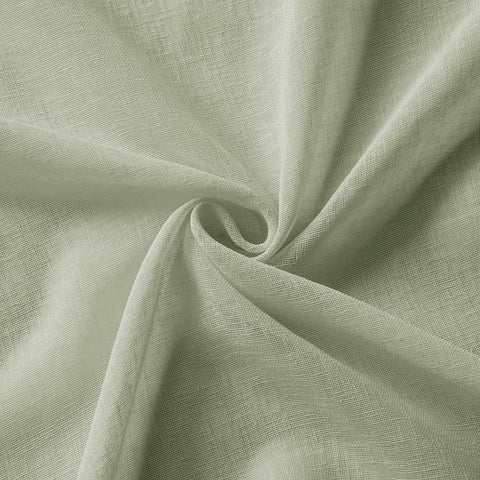 B01 Linen Textured Airy Sheer Curtain Grommet - Cololeaf -- #12 Smoke