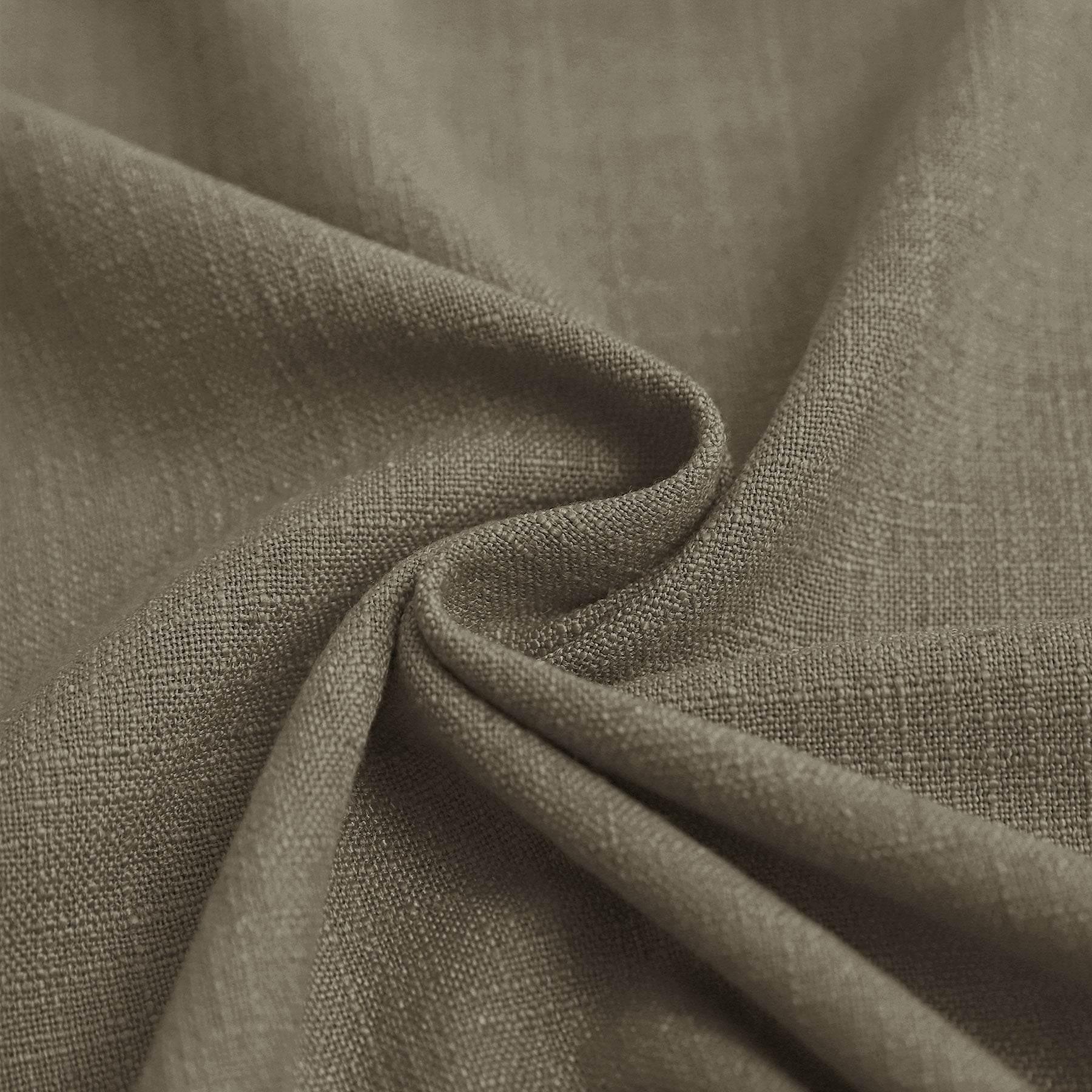 1908 Linen Blend Breathable & Natural Curtain Tab Top - Cololeaf -- #15 Light Grey