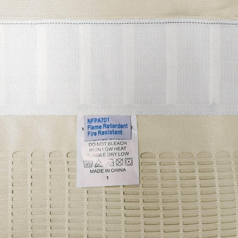 Medical Privacy Curtains Breathable Fabric Grommet for Hospital & Clinic NFPA-701 - Cololeaf -- T19 White