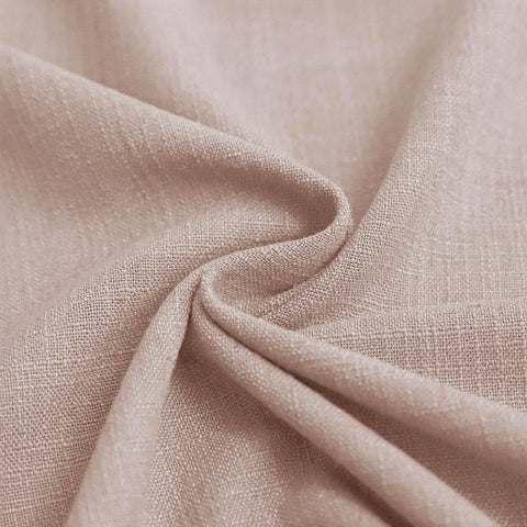 1908 Linen Blend Breathable & Natural Curtain Tab Top - Cololeaf -- #19 Pink Lemonde