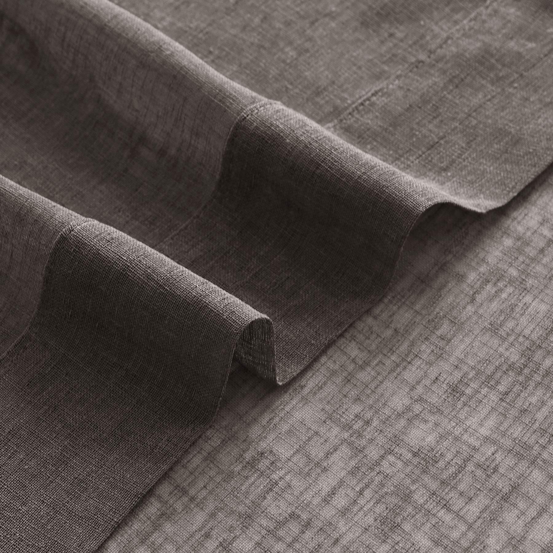 B01 Linen Textured Airy Sheer Curtain Grommet - Cololeaf -- #30 Light Grey