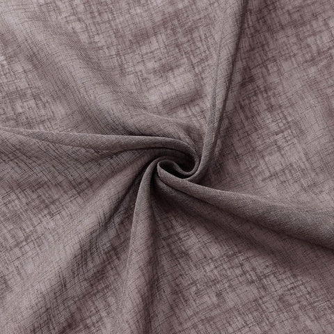 B01 Linen Textured Airy Sheer Curtain Pinch Pleat - Cololeaf -- #30 Light Grey