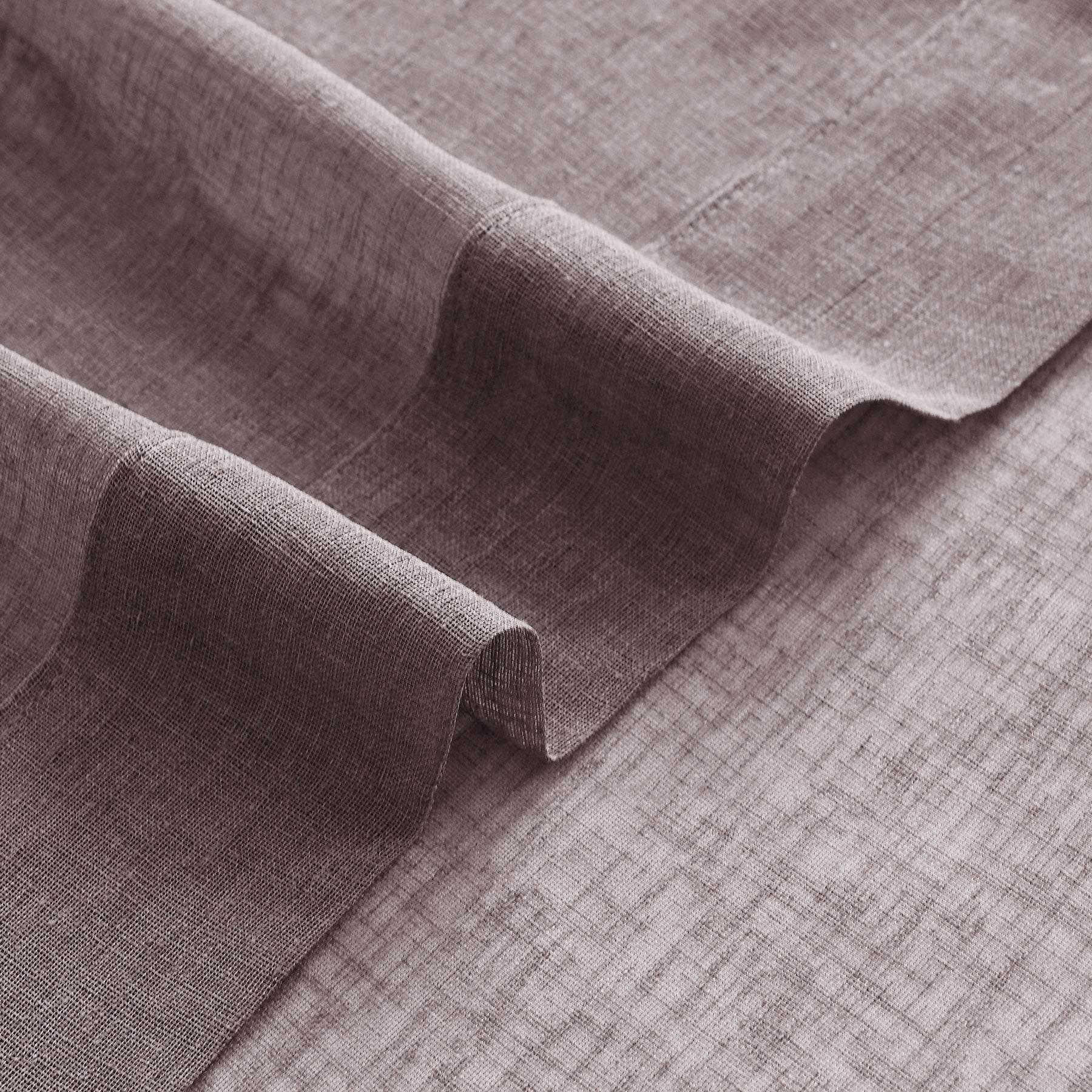 B01 Linen Textured Airy Sheer Curtain Grommet - Cololeaf -- #30 Light Grey