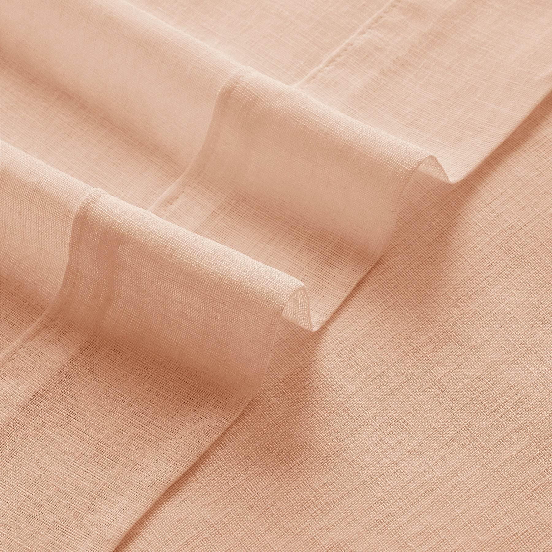 B01 Linen Textured Airy Sheer Curtain Grommet - Cololeaf -- #30 Light Grey