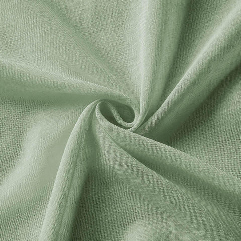 B01 Linen Textured Airy Sheer Curtain Pinch Pleat - Cololeaf -- #30 Light Grey