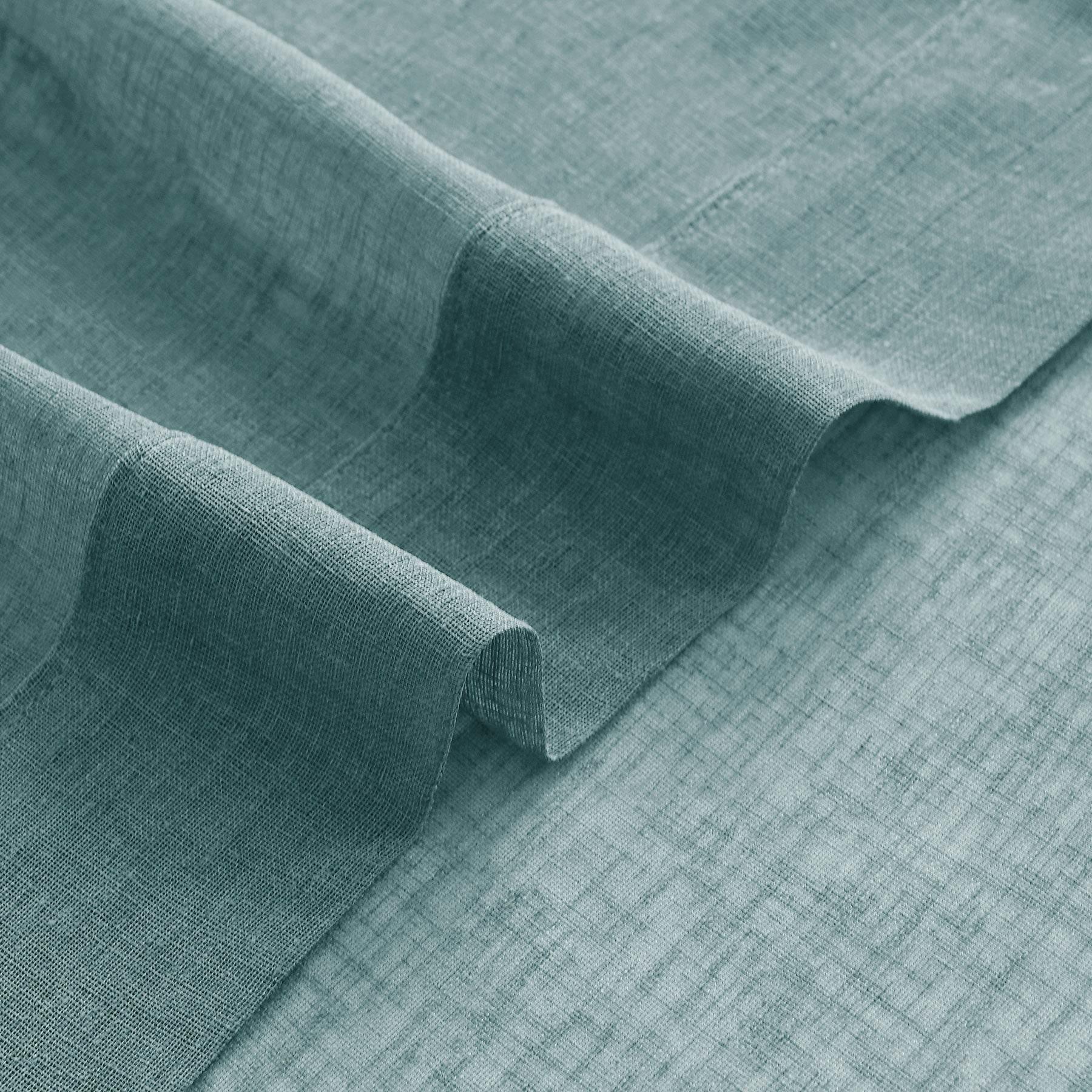 B01 Linen Textured Airy Sheer Curtain Pinch Pleat - Cololeaf -- #30 Light Grey