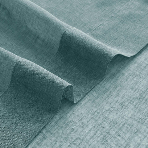B01 Linen Textured Airy Sheer Curtain Grommet - Cololeaf -- #30 Light Grey