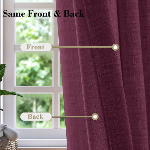 1908 Linen Blend Unlined Breathable & Natural Curtain Pinch Pleat 1 Panel