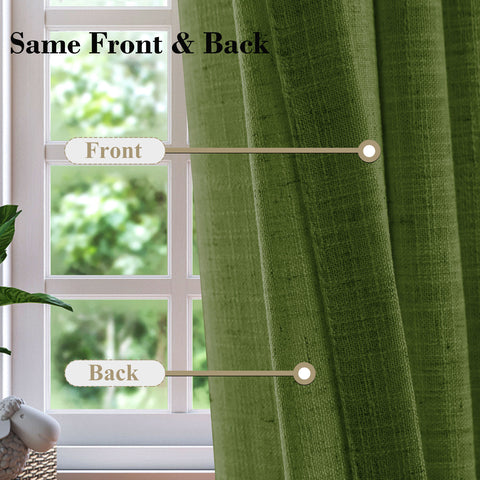 1908 Linen Blend Unlined Breathable & Natural Curtain Pinch Pleat 1 Panel