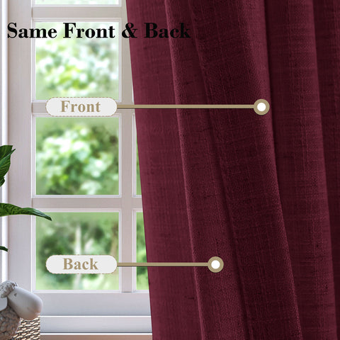 1908 Linen Blend Unlined Breathable & Natural Curtain Pinch Pleat 1 Panel