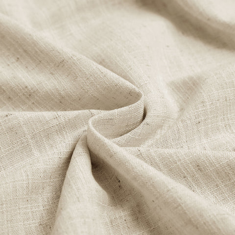 1908 Linen Blend Unlined Breathable & Natural Curtain Pinch Pleat 1 Panel