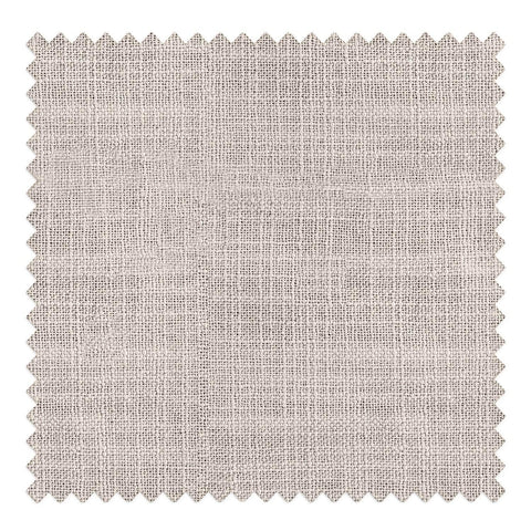 1908 Linen Blend Unlined Breathable & Natural Curtain Pinch Pleat with Trim Border - Cololeaf -- #19 Pink Lemonde
