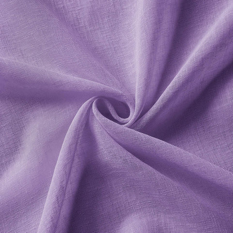 B01 Linen Textured Airy Sheer Curtain Grommet - Cololeaf -- #19 Lavendula