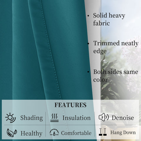 Atlanta Velcro Curtains Self Adhesive Room Darkening Thermal Insulated 1 Panel
