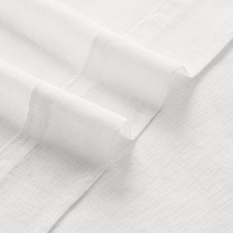 B01 Linen Textured Airy Sheer Curtain Grommet - Cololeaf -- #30 Light Grey