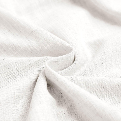 1908 Linen Blend Breathable & Natural Curtain Nickle Grommet - Cololeaf -- #1 Beige White