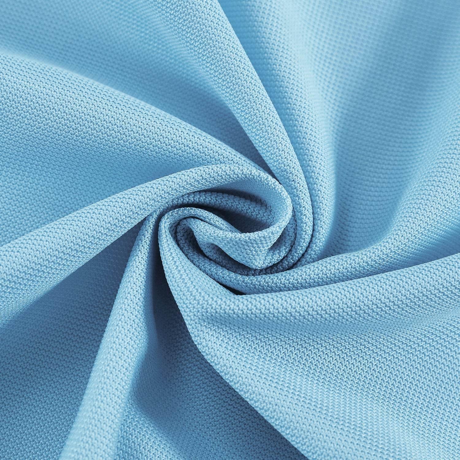 Medical Privacy Curtains Breathable Fabric Grommet for Hospital & Clinic NFPA-701 - Cololeaf -- T1 Blue