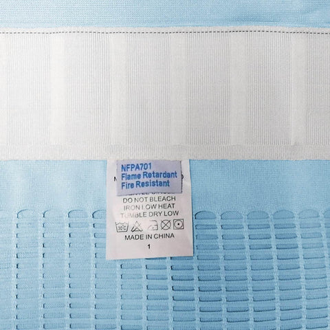 Medical Privacy Curtains Breathable Fabric Grommet for Hospital & Clinic NFPA-701 - Cololeaf -- T19 White