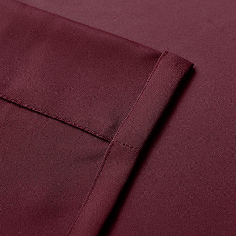 Rose Outdoor Curtains Waterproof Thermal Insulated Blackout Grommets At The Top and Bottom 1 Panel