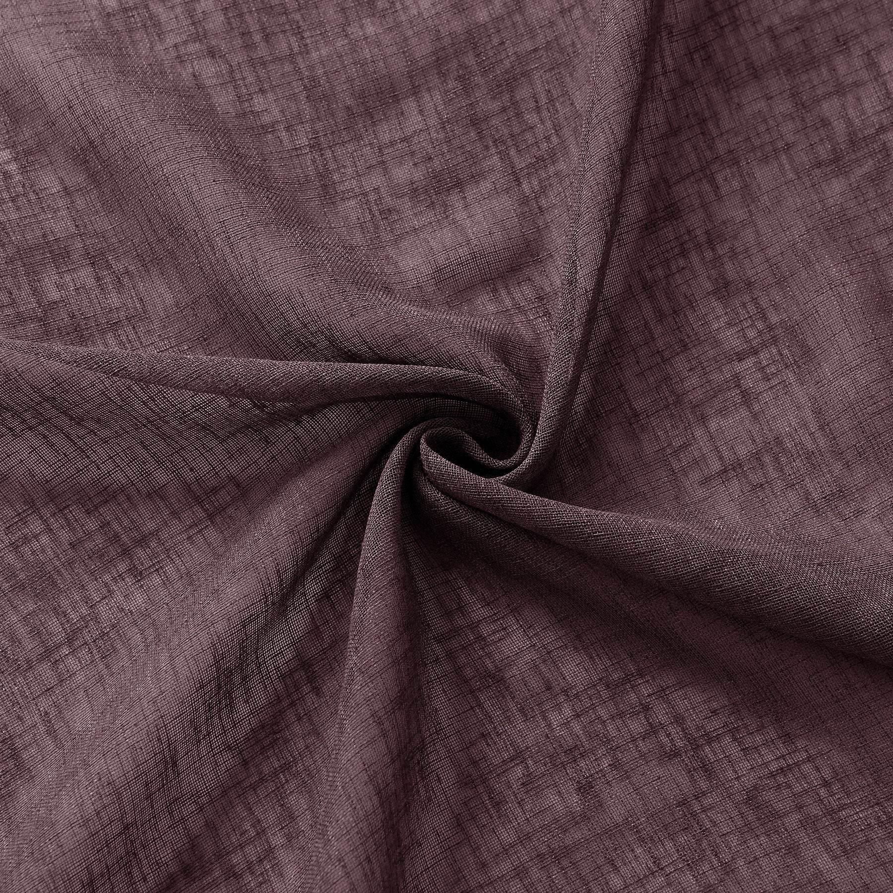 B01 Linen Textured Airy Sheer Curtain Grommet - Cololeaf -- #30 Light Grey