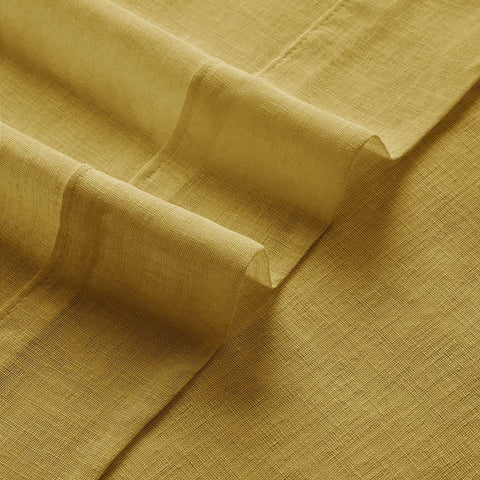 B01 Linen Textured Airy Sheer Curtain Pinch Pleat - Cololeaf -- #30 Light Grey