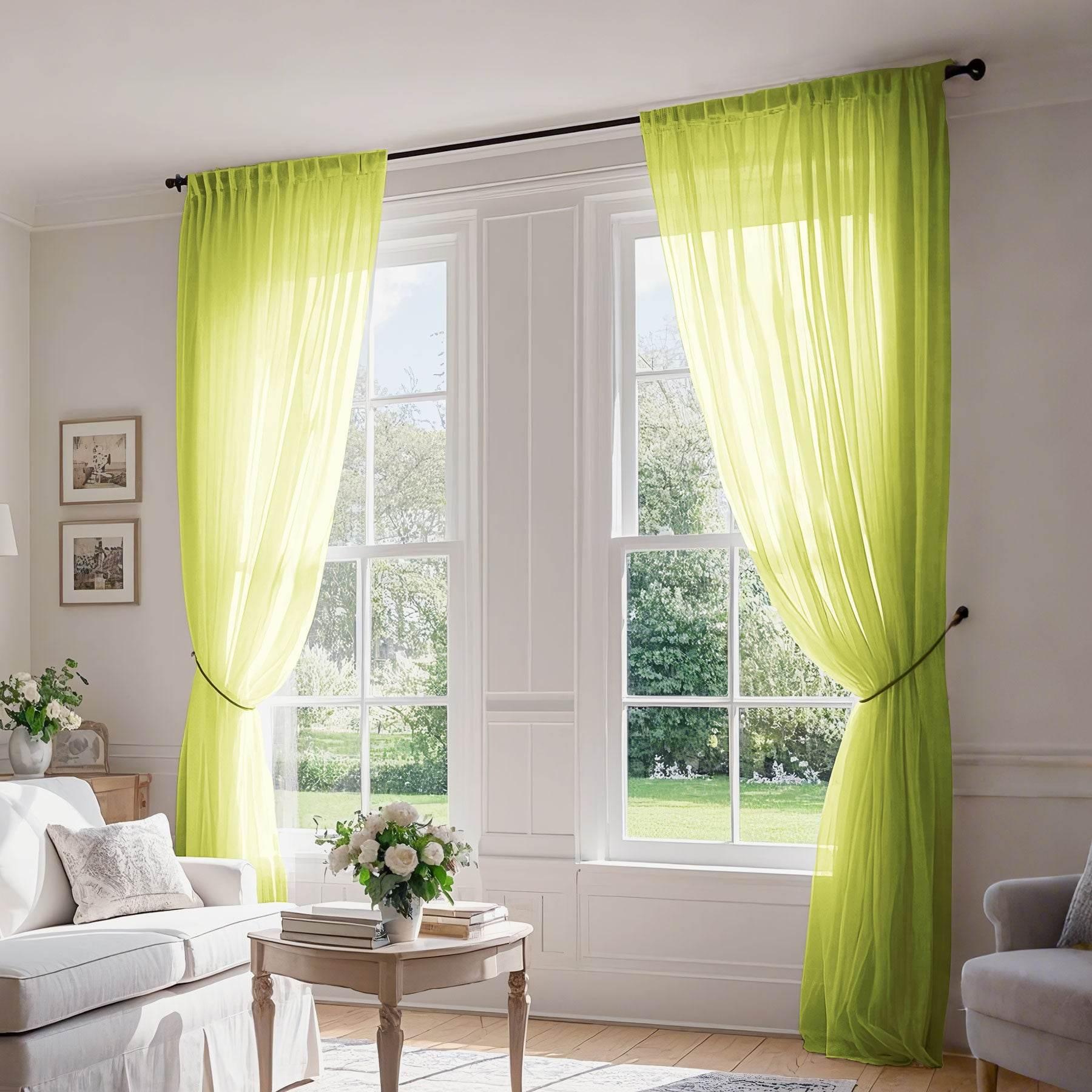 B01 Linen Textured Airy Sheer Curtain Pinch Pleat - Cololeaf -- #30 Light Grey