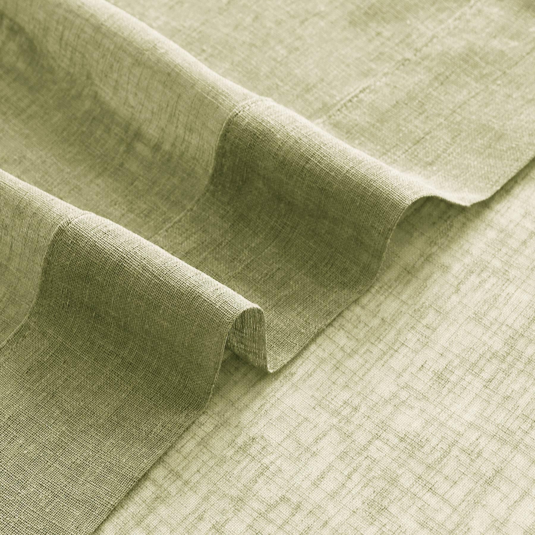 B01 Linen Textured Airy Sheer Curtain Grommet - Cololeaf -- #30 Light Grey