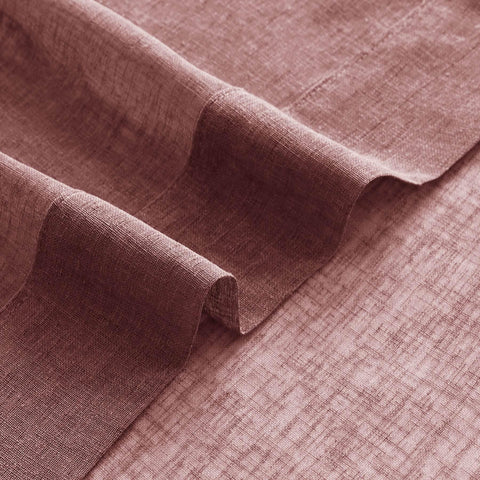 B01 Linen Textured Airy Sheer Curtain Pinch Pleat - Cololeaf -- #30 Light Grey