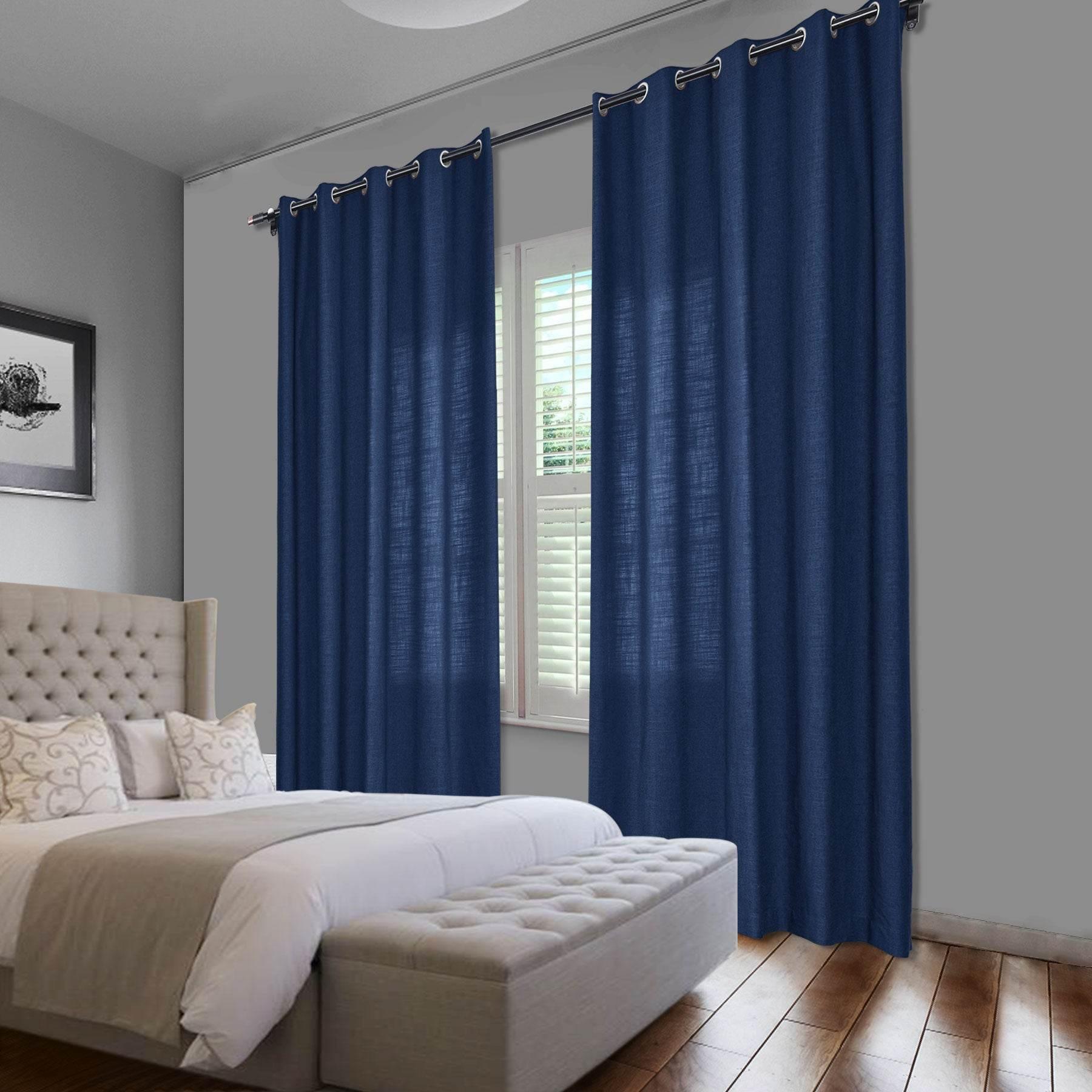 1908 Linen Blend Breathable & Natural Curtain Nickle Grommet - Cololeaf -- #1 Beige White