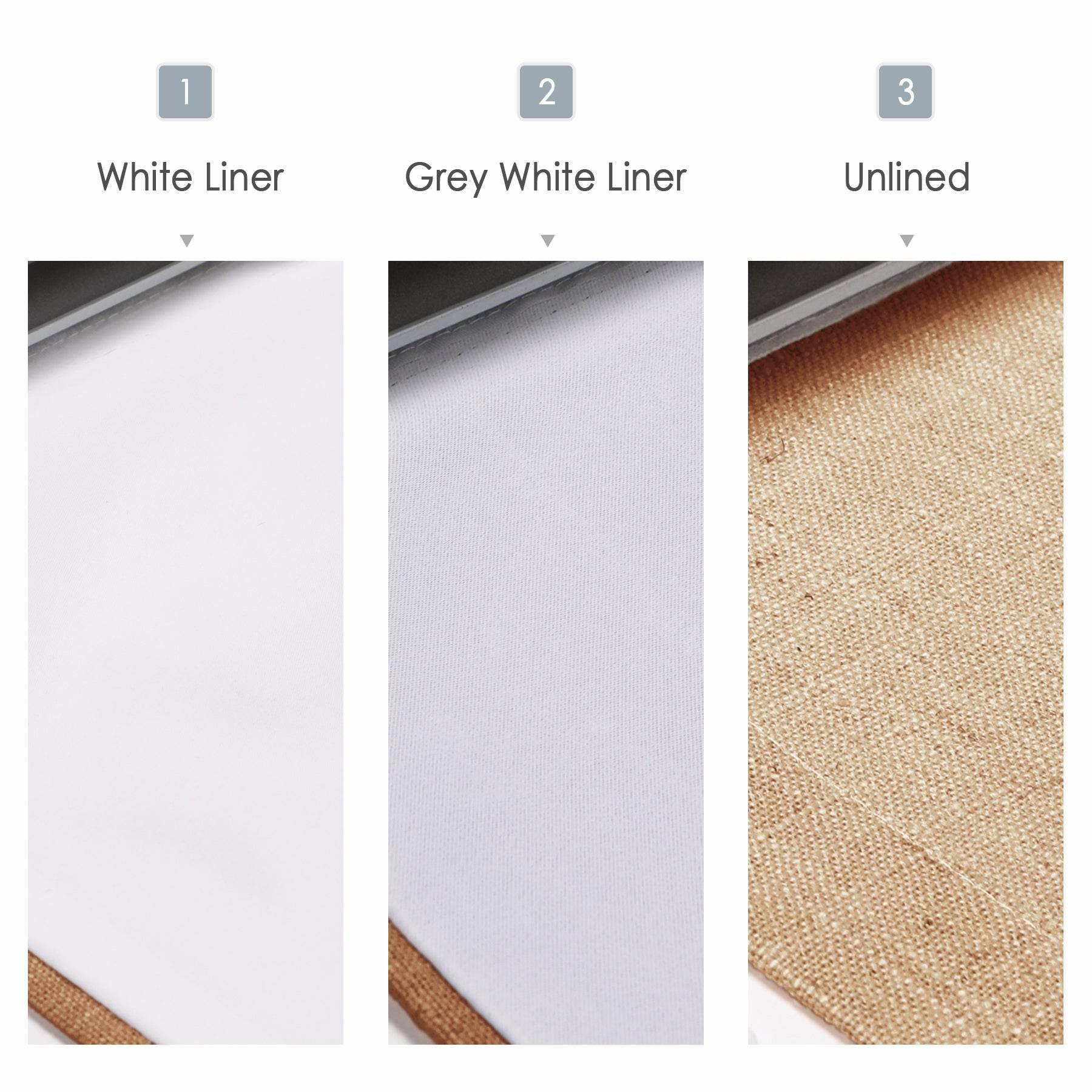 1908 Roman Shade Velcro Faux Linen Light Filtering, Blackout, Room Darkening, Installation Hardware Included - Cololeaf -- #0 Snow White