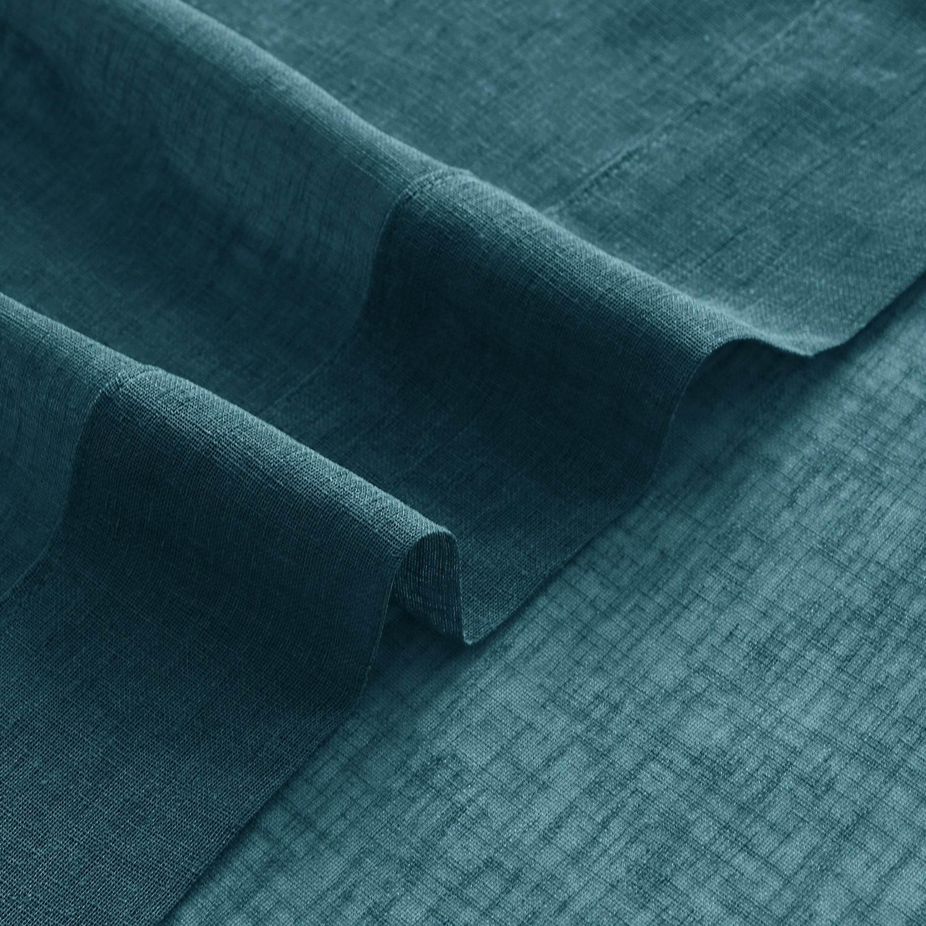 B01 Linen Textured Airy Sheer Curtain Pinch Pleat - Cololeaf -- #30 Light Grey