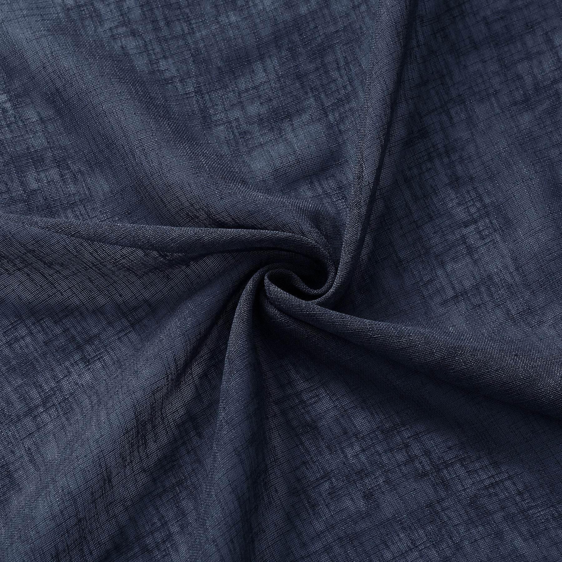 B01 Linen Textured Airy Sheer Curtain Grommet - Cololeaf -- #30 Light Grey