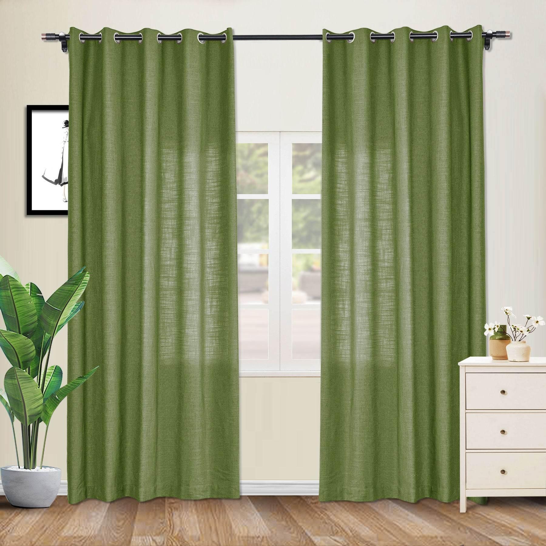 1908 Linen Blend Breathable & Natural Curtain Nickle Grommet - Cololeaf -- #1 Beige White