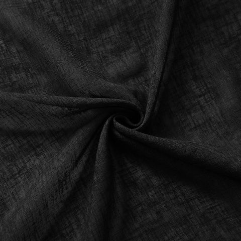 B01 Linen Textured Airy Sheer Curtain Grommet - Cololeaf -- #30 Light Grey