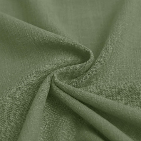 1908 Linen Blend Breathable & Natural Curtain Nickle Grommet - Cololeaf -- #1 Beige White