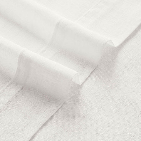 B01 Linen Textured Airy Sheer Curtain Grommet - Cololeaf -- #30 Light Grey