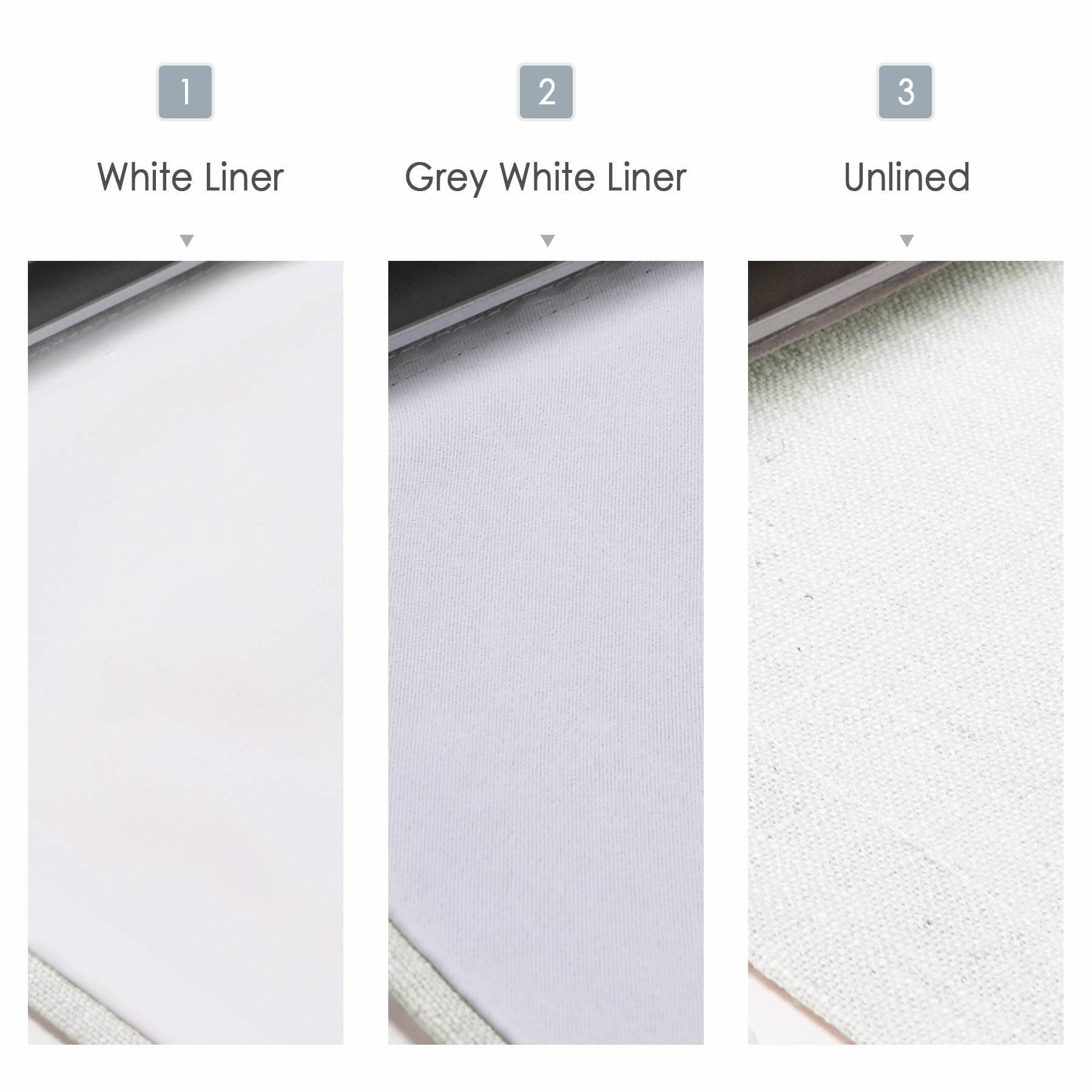 1908 Roman Shade Velcro Faux Linen Light Filtering, Blackout, Room Darkening, Installation Hardware Included - Cololeaf -- #0 Snow White