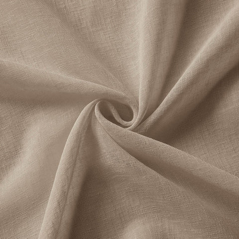 B01 Linen Textured Airy Sheer Curtain Grommet - Cololeaf -- #30 Light Grey