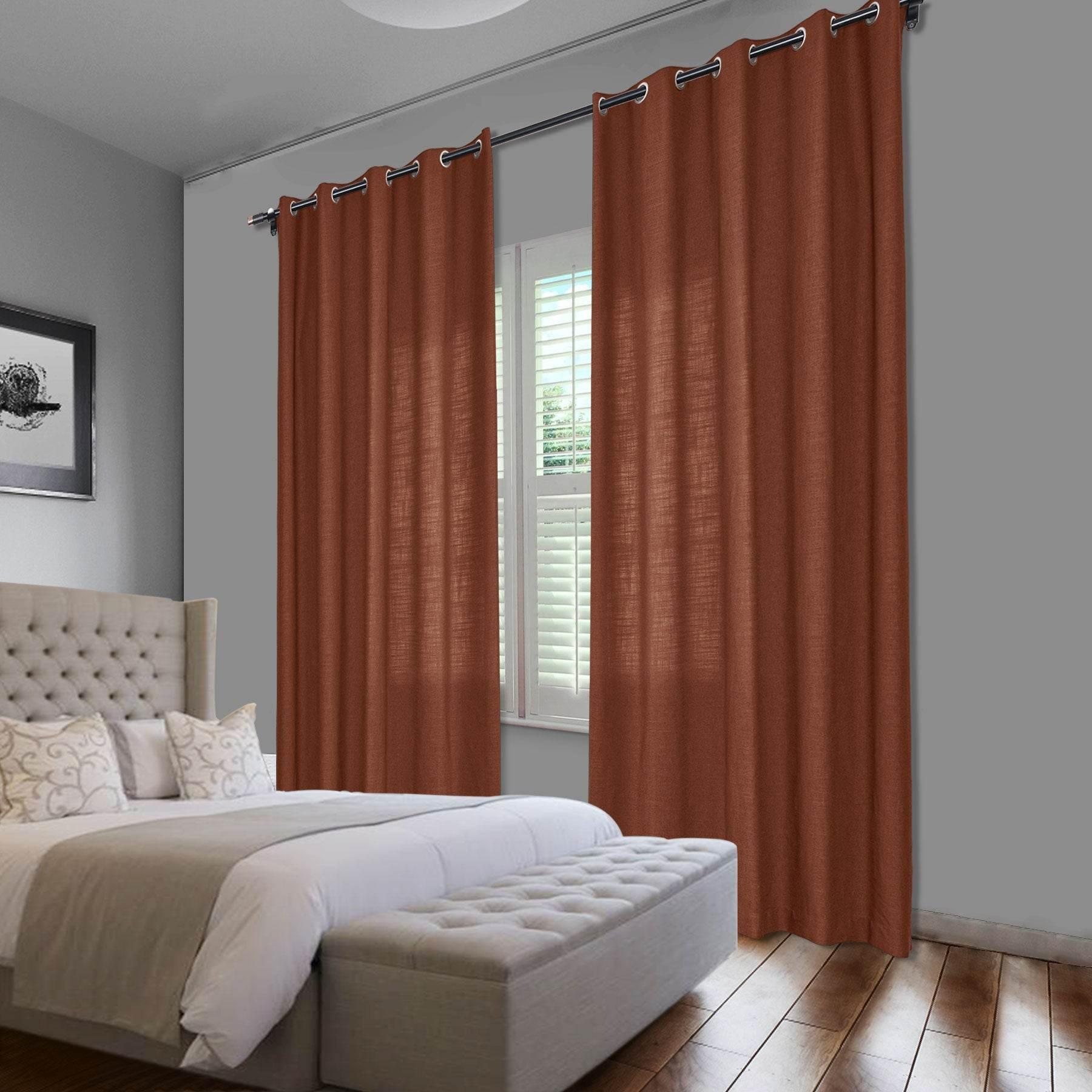1908 Linen Blend Breathable & Natural Curtain Nickle Grommet - Cololeaf -- #1 Beige White