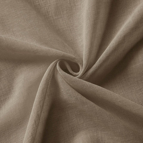 B01 Linen Textured Airy Sheer Curtain Grommet - Cololeaf -- #30 Light Grey
