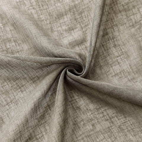 B01 Linen Textured Airy Sheer Curtain Pinch Pleat - Cololeaf -- #30 Light Grey