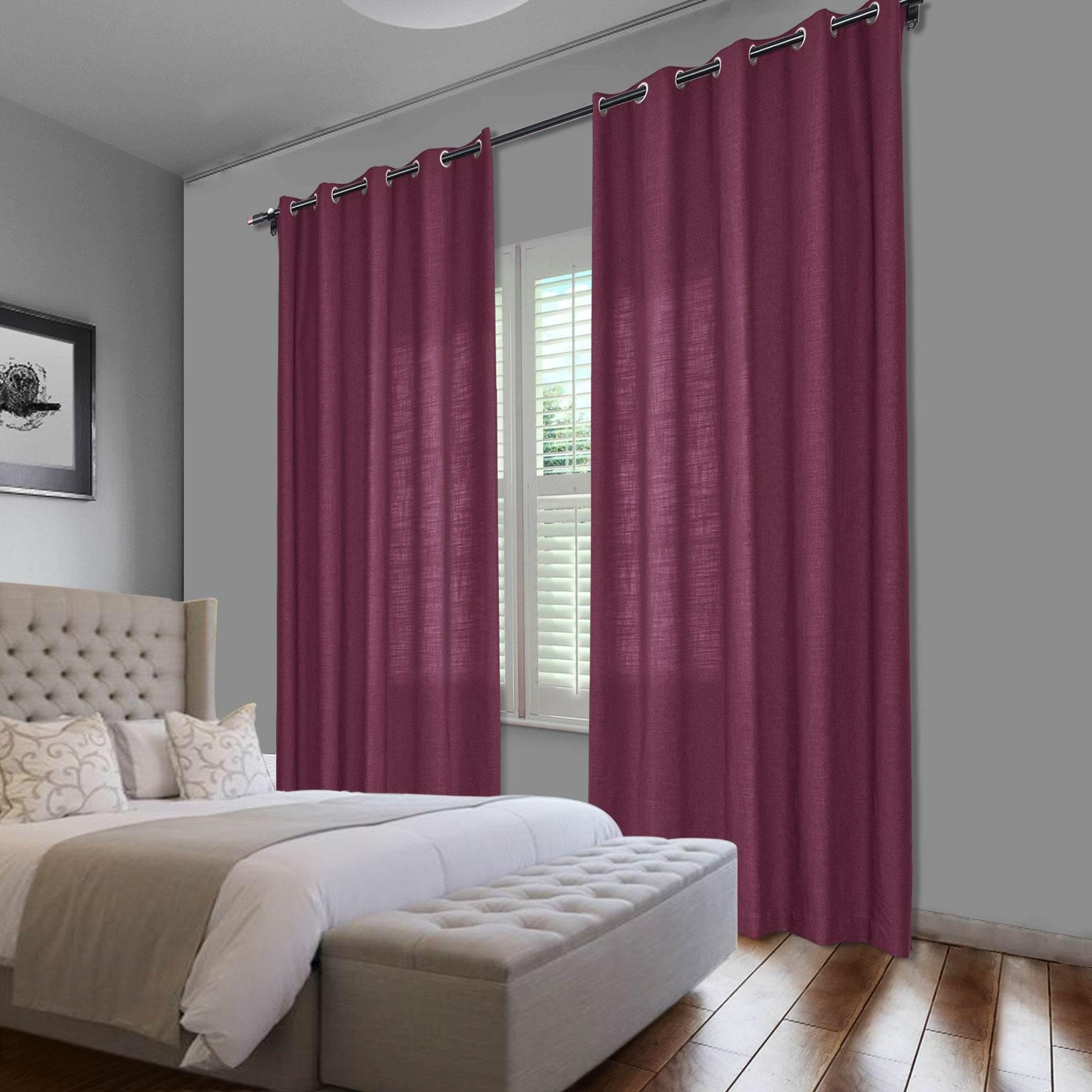 1908 Linen Blend Breathable & Natural Curtain Nickle Grommet - Cololeaf -- #1 Beige White