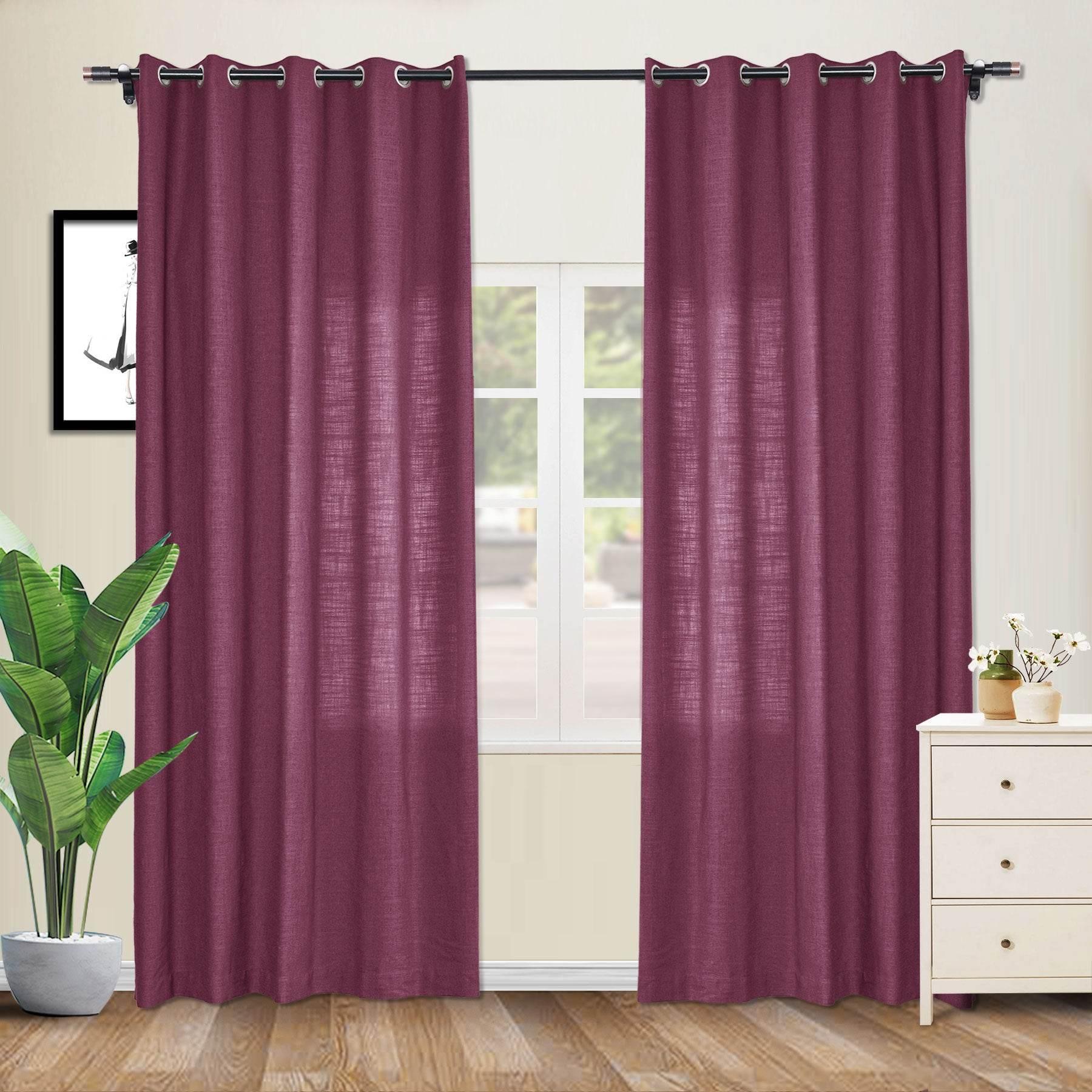 1908 Linen Blend Breathable & Natural Curtain Nickle Grommet - Cololeaf -- #1 Beige White
