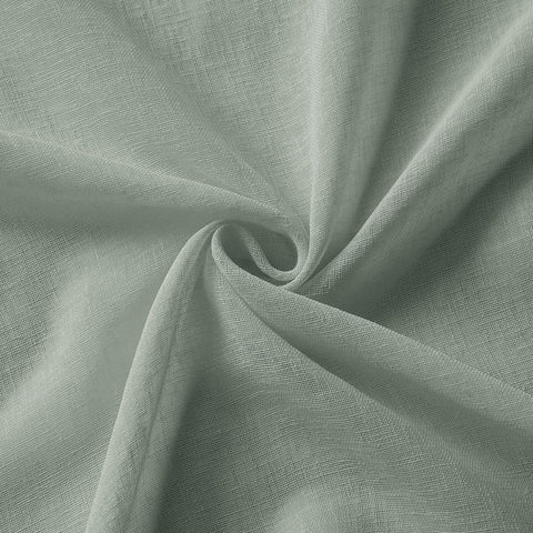 B01 Linen Textured Airy Sheer Curtain Pinch Pleat - Cololeaf -- #30 Light Grey
