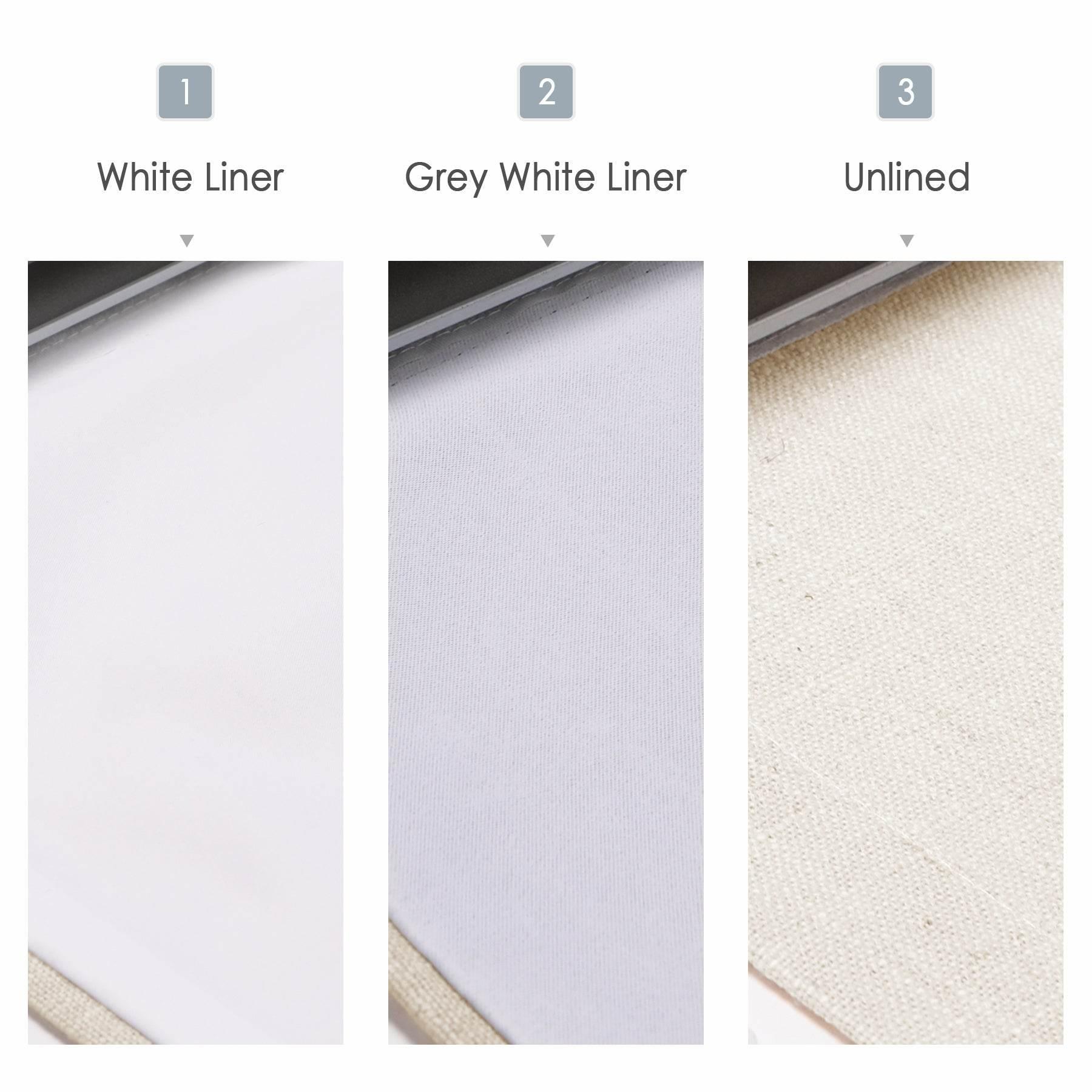 1908 Roman Shade Velcro Faux Linen Light Filtering, Blackout, Room Darkening, Installation Hardware Included - Cololeaf -- #0 Snow White