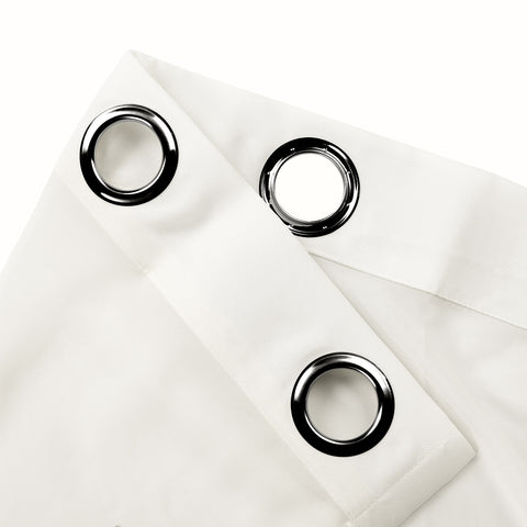 HN906 Extra Long Semi-Sheer For Outdoor Indoor Nickle Grommet 1 Panel